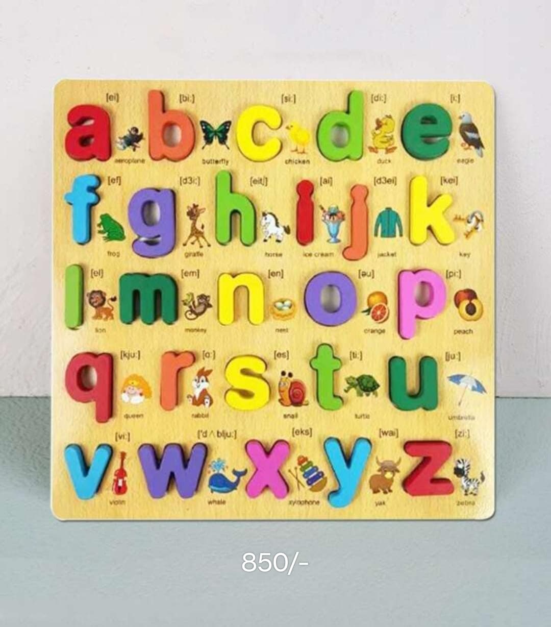 Wooden Letters - Educational toy