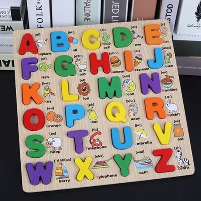 Wooden Letters - Educational toy